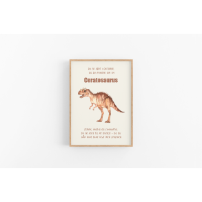 Dinosaur Mnedsplakat oktober + Bonusplakat (2 stk A4 plakater)