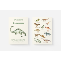 Dinosaur Mnedsplakat September + Bonusplakat (2 stk A4 plakater)