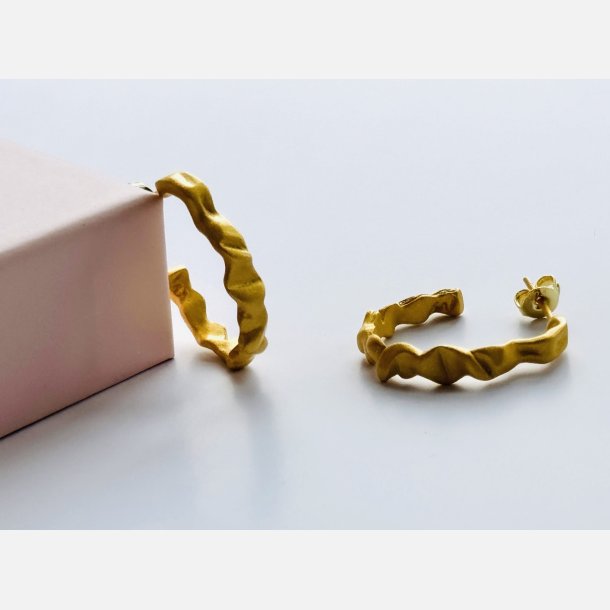 Creoler | mat forgyldt messing (26 mm)