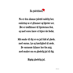 Julehilsen A5