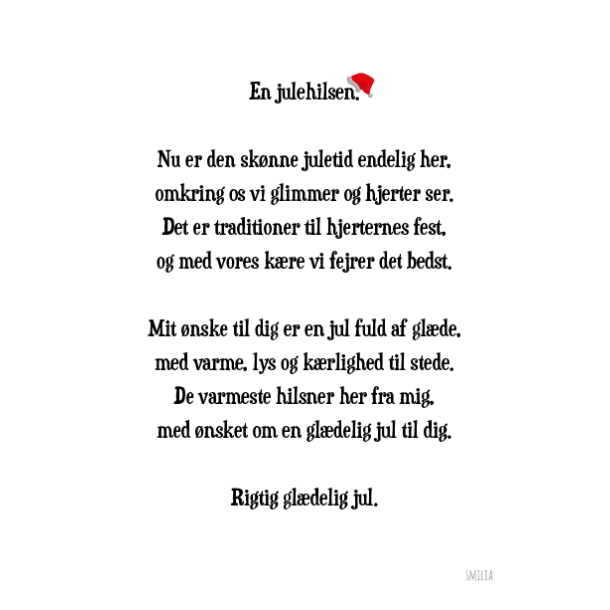 Julehilsen A5