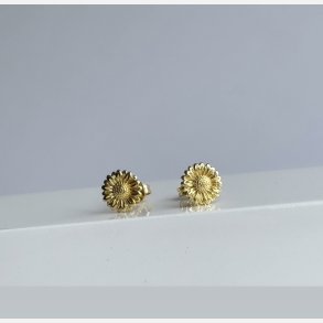 Solsikke �restikker | forgyldt messing (8 mm)