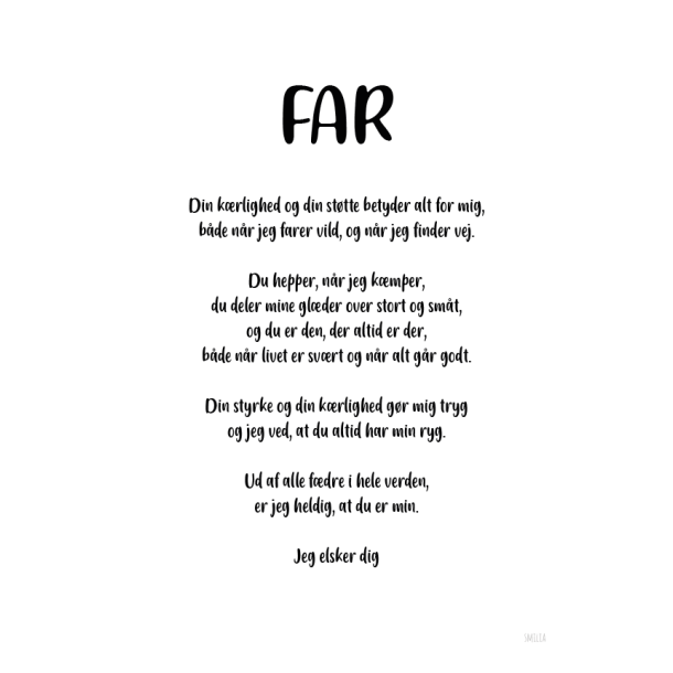 Far, din krlighed A4