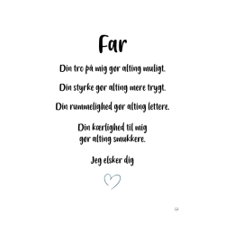 Far - din tro, din styrke.