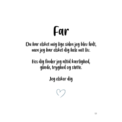 Far - jeg elsker dig  