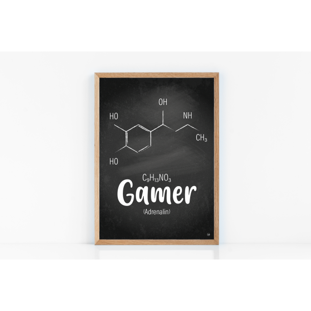 Gamer Molekyle | A3 plakat (42 � 29,7 cm)