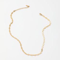 Solea halskde (Forgyldt 40+5cm) UDEN SMYKKESKE