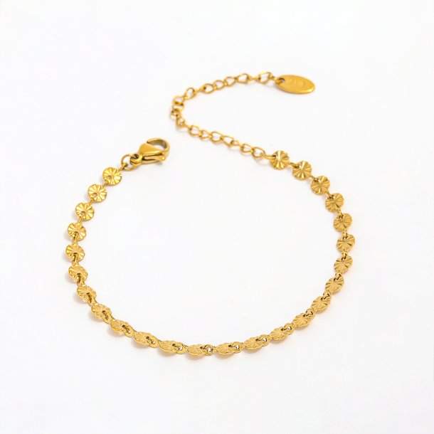 Solea armbnd (Forgyldt 15+5cm) UDEN SMYKKESKE
