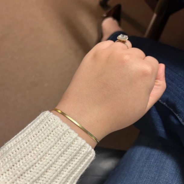 Sienna armbnd (Forgyldt 15+5cm) UDEN smykkeske