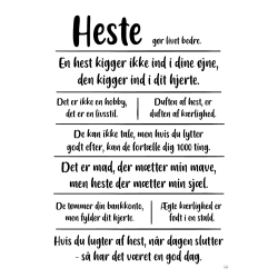 Heste citatkollage A5