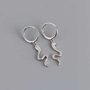 Creoler snake m. klar zirkonia sten (Forslvet) UDEN SMYKKESKE