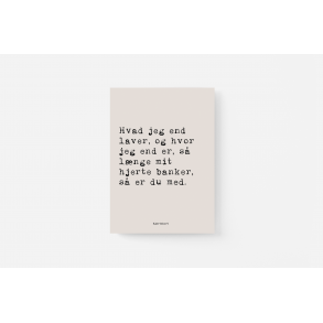 Hvad jeg end laver. Hjertekort