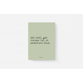 Dit smil. Hjertekort