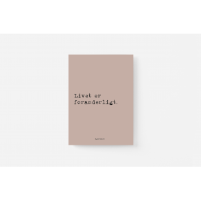 Livet er foranderligt. Hjertekort
