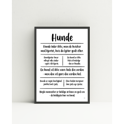 Hunde citatkollage A4