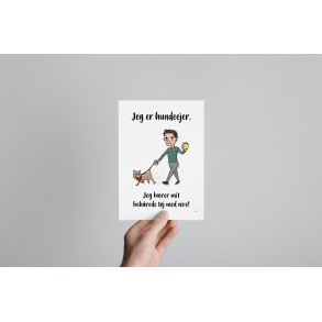 Jeg er hundeejer (Mand) A5