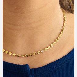 Solea halsk�de (Forgyldt 40+5cm) UDEN SMYKKE�SKE