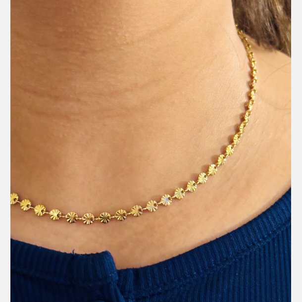 Solea halsk�de (Forgyldt 40+5cm) UDEN SMYKKE�SKE