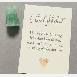 Lille lykkekat (Aventurin) vlg mellem 2 tekster