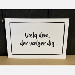 Vlg dem, der vlger dig A6