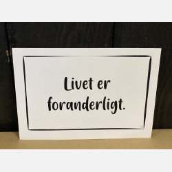 Livet er foranderligt A6