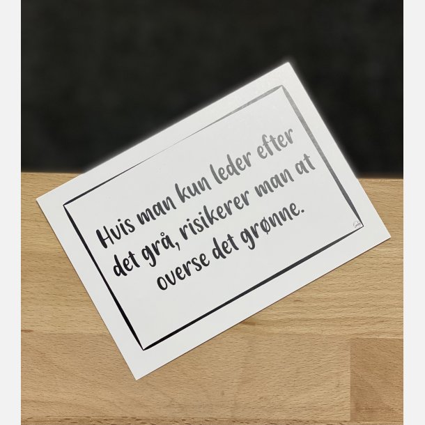 Hvis man kun leder efter det gr A6