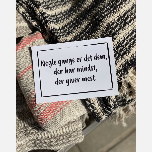 Nogle gange er det dem der har mindst A6