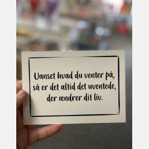 Uanset hvad du venter p A6