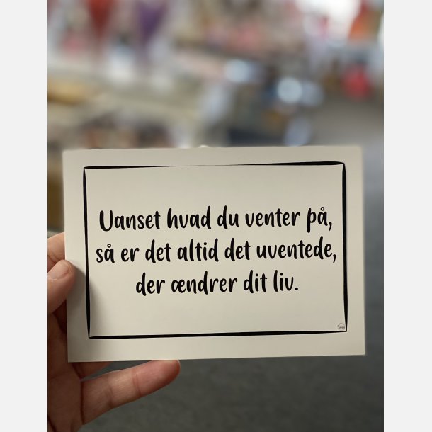 Uanset hvad du venter p A6