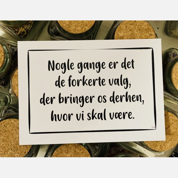 Nogle gange er det de forkerte valg A6