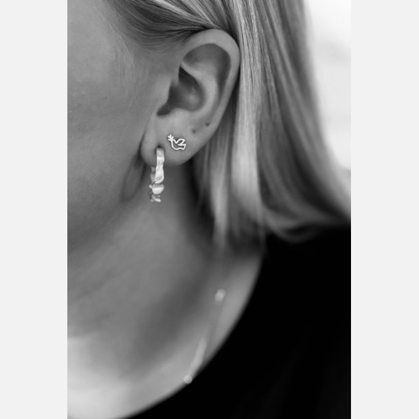 Fredsdue �restikker | mat fors�lvet messing (6�8 mm)