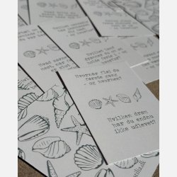 Sommerhus-samtalekort (A7 kort pakket i ske)