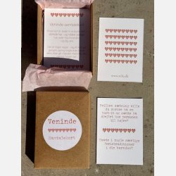 Veninde-samtalekort (A7 kort pakket i ske)
