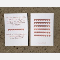 Veninde-samtalekort (A7 kort pakket i ske)