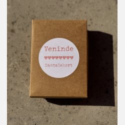 Veninde-samtalekort (A7 kort pakket i ske)