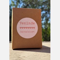 Veninde-samtalekort (A7 kort pakket i ske)