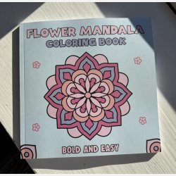 Flower Mandala  Bold and Easy Malebog 