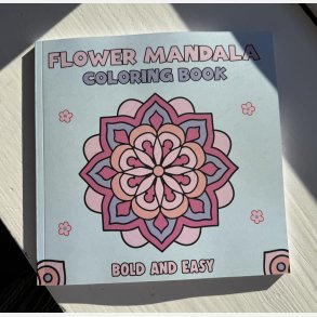 Flower Mandala  Bold and Easy Malebog 