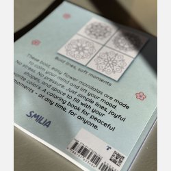 Flower Mandala  Bold and Easy Malebog 