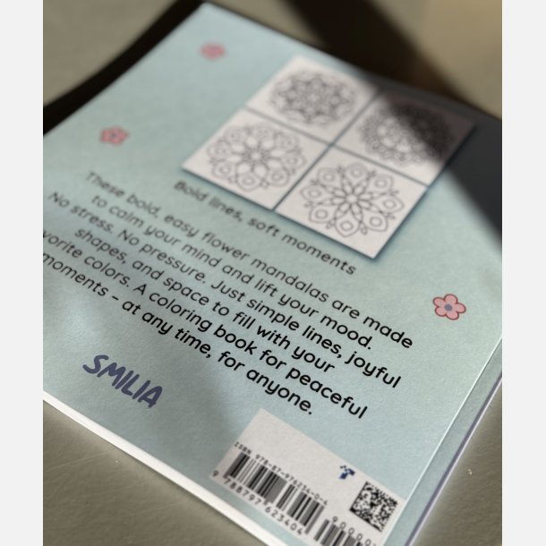 Flower Mandala  Bold and Easy Malebog 