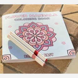 Flower Mandala  Bold and Easy Malebog 