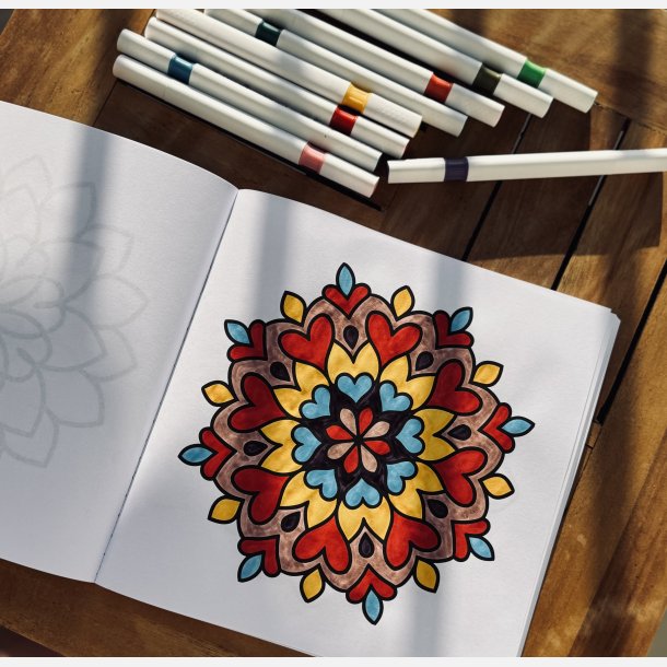 Flower Mandala  Bold and Easy Malebog 