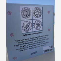 Flower Mandala  Bold and Easy Malebog 