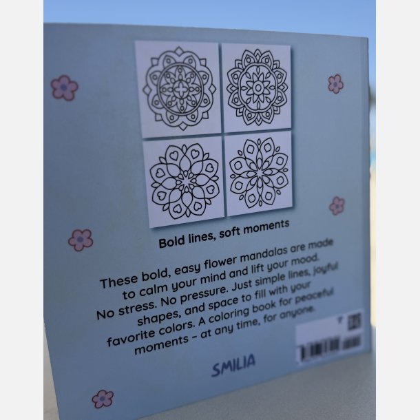 Flower Mandala  Bold and Easy Malebog 