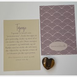 Tigerje hjertesten med A7 kort 