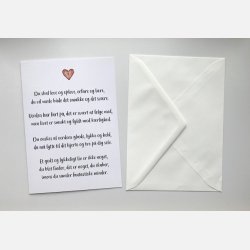 Du skal leve og opleve (A5 telegram med tilhrende kuvert)