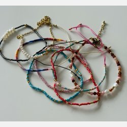 Farverig Lykkepakke armb�nd (Spar 600 kr) 