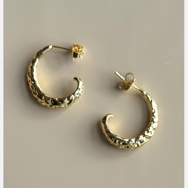 Malle creoler (Forgyldte) UDEN smykkeske