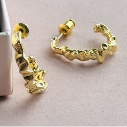 Molten hoops medium (Forgyldte) UDEN SMYKKESKE