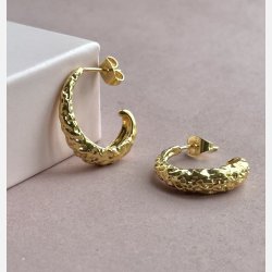 Malle creoler (Forgyldte) UDEN smykkeske